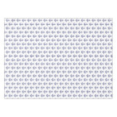 Blau-weißer nautischer Anker Tischdecke (Vorderseite (Horizontal))