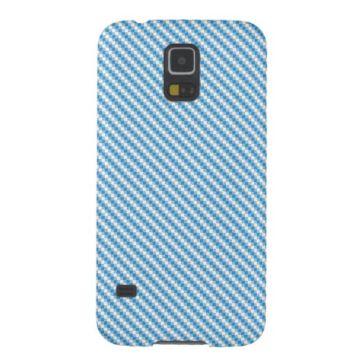 Blau-weißer Quadrathintergrund Case-Mate Samsung Galaxy Hülle (Rückseite)