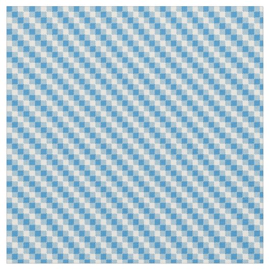 Blau-weißer Quadrathintergrund Stoff (Nahaufnahme)
