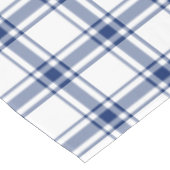 Blau-weißes nautisches Karo Tischdecke (Schrägansicht)