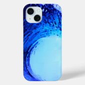 Blau-Welle im Surfstil Case-Mate iPhone Hülle (Rückseite)