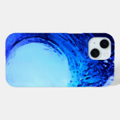 Blau-Welle im Surfstil Case-Mate iPhone Hülle (Rückseite (Horizontal))
