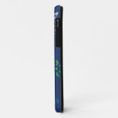 Blau Whirls Giraffe iPhone Fall Case-Mate iPhone Hülle (Hinten/Links)