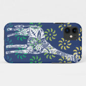 Blau Whirls Giraffe iPhone Fall Case-Mate iPhone Hülle (Rückseite (Horizontal))