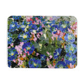 Blau Widen, buntes Kunstwerk von Augusto Giacomett Magnet (Horizontal)