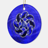 Blau wie das Meer Keramikornament (Links)