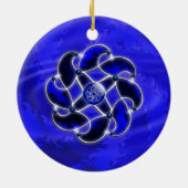 Blau wie das Meer Keramikornament (Hinten)