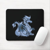 Blau Winged Drache-Mausunterlage Mousepad (Mit Mouse)