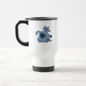 Blau Winged Drache-Reise-Tasse Reisebecher (Links)