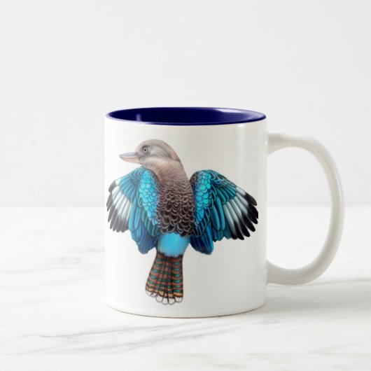 Blau Winged Kookaburra Tasse (Rechts)