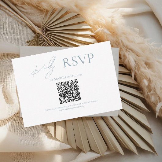 Blau, wo für immer beginnt, RSVP-Karten Hochzeitsk RSVP Karte