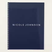 Blau/Wochen/Monatsplaner Planer (Vorderseite)