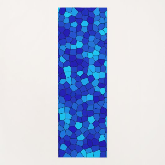 BLAU YOGAMATTE (Vorderseite)