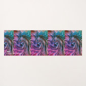 Blau Yogamatte (Rückseite (Horizontal))