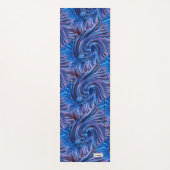 Blau Yogamatte (Vorderseite)