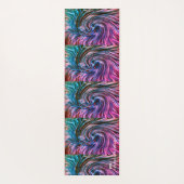 Blau Yogamatte (Rückseite)