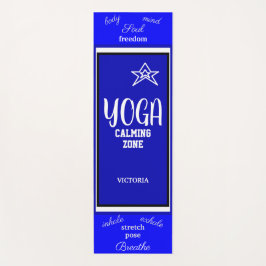 Blau Yogamatte