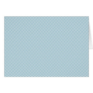 Blau Zickzack mit Monogramm