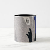 Blau Zweifarbige Tasse (Mittel)