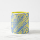 Blau Zweifarbige Tasse (Mittel)