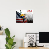 Blauadlerposter Poster (Heimbüro)