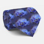 Blauafrikanische Violetten Krawatte (Gerollt)