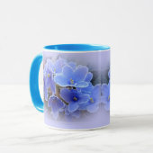 Blauafrikanische Violetten Tasse (Vorderseite Links)