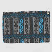 Blauafrikanischer Azteke Golfhandtuch (Horizontal)