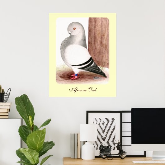 Blauafrikanischer Eukalyptus Poster (Heimbüro)