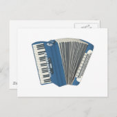 Blauakkordian Postkarte (Vorne/Hinten)