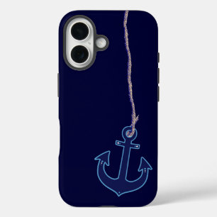 Blauanker iPhone 16 Hülle