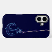 Blauanker Case-Mate iPhone Hülle (Rückseite (Horizontal))