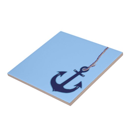 Blauanker Fliese (Seite)