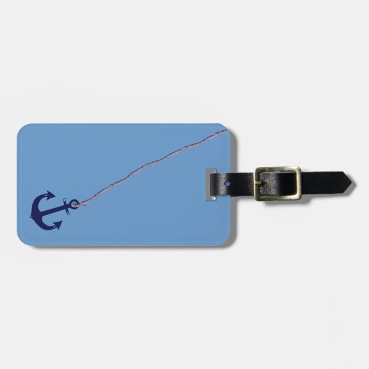 Blauanker Gepäckanhänger (Vorderseite horizontal)