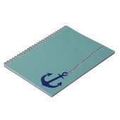 Blauanker Notizblock (Linke Seite)