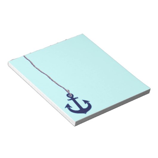 Blauanker Notizblock (angewinkelt)