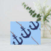 Blauanker Postkarte (Stehend Vorderseite)