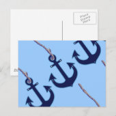 Blauanker Postkarte (Vorne/Hinten)