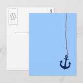 Blauanker Postkarte (Vorne/Hinten)