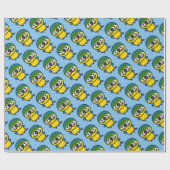 Blauaras Geschenkpapier (Flach)