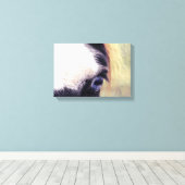 Blauauge Leinwanddruck (Insitu (Holzboden))