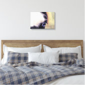 Blauauge Leinwanddruck (Insitu (Schlafzimmer))