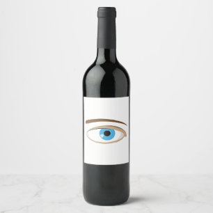 Blauauge Weinetikett