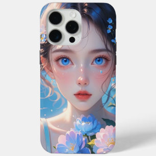 Blauaugen-Anime Case-Mate iPhone Hülle