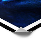 Blauaugenplakat Poster (Ecke)