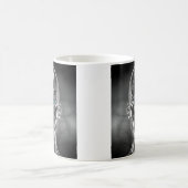Blauäugiger chromer Android Kaffeetasse (Mittel)