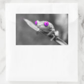 Blauäugiger Frosch Rechteckiger Aufkleber (Tasche)