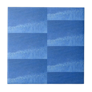 Blauazure geometrische Designfliesen Fliese