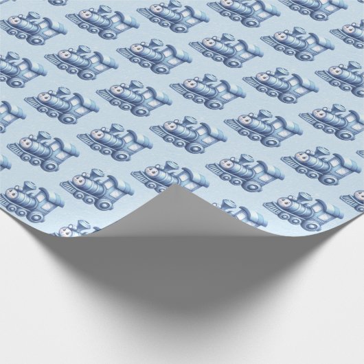 Blaubahnpapier Geschenkpapier (Ecke)