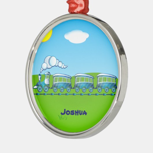 Blaubahnvorlage Silbernes Ornament (Links)